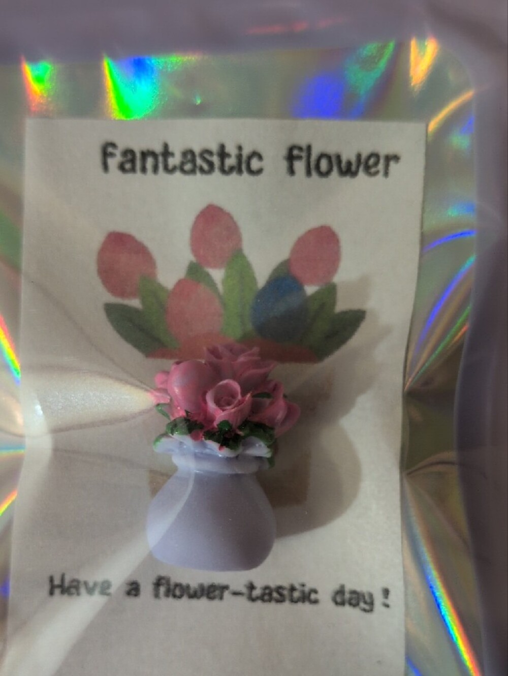 Fantastic Flower Pink Tulips Miniature - Picture 2 of 3